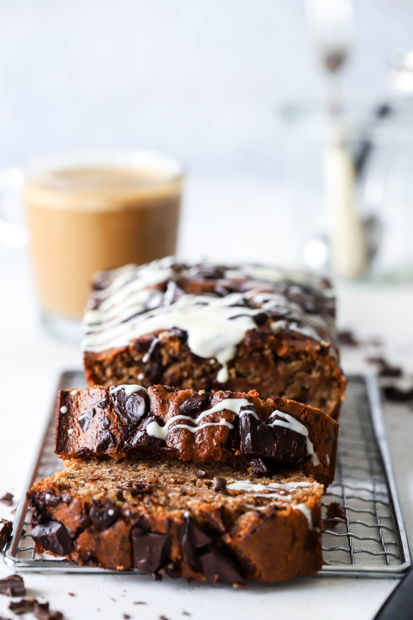 Vegan Cinnamon & Chocolate Chunk Banana Bread