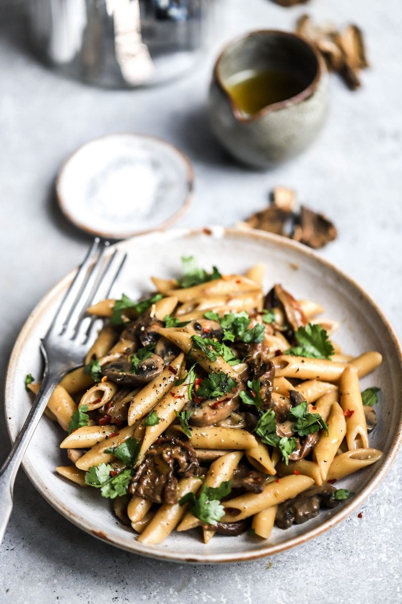 One Pan Porcini Mushroom Pasta