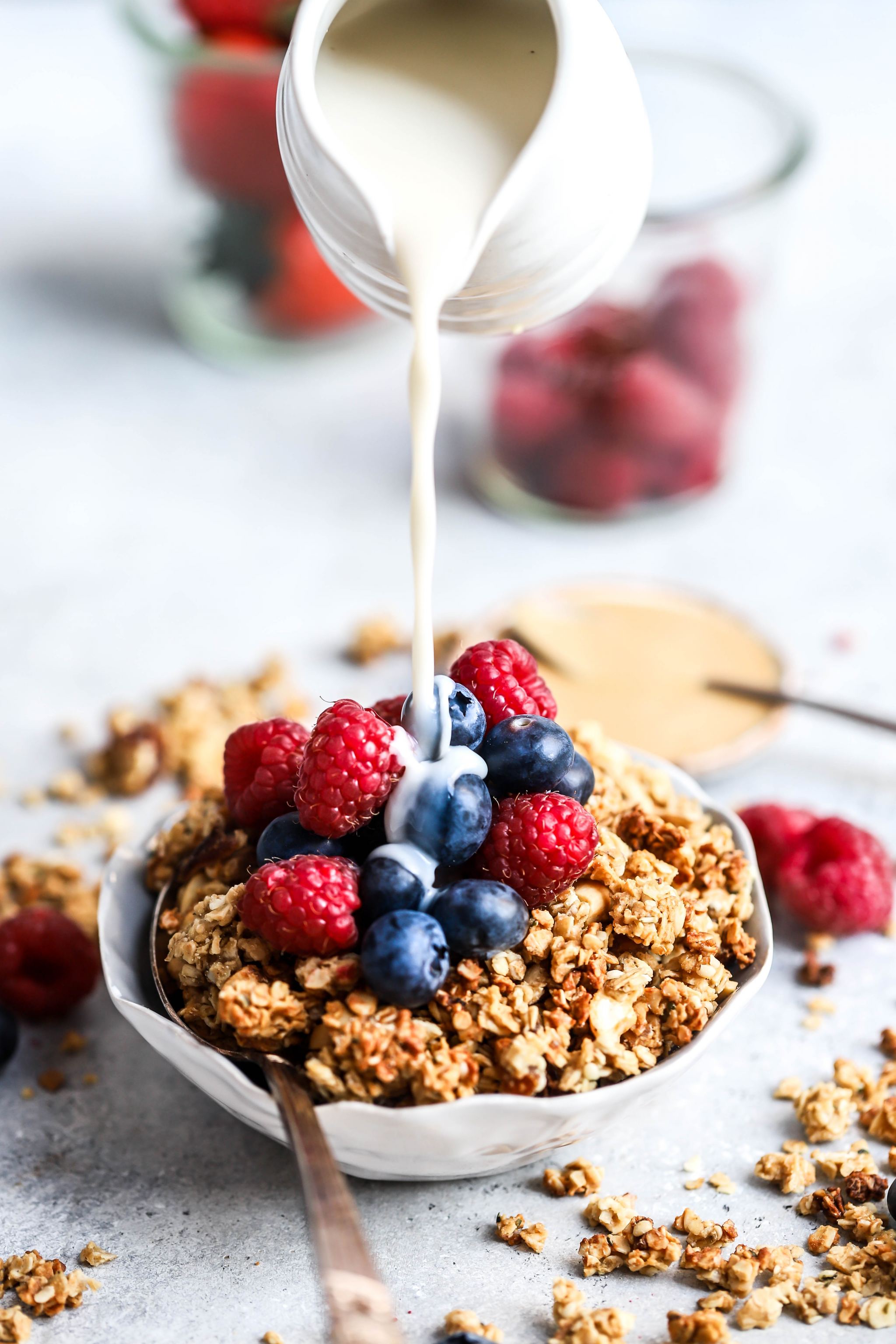 The Best Salted Peanut butter Granola